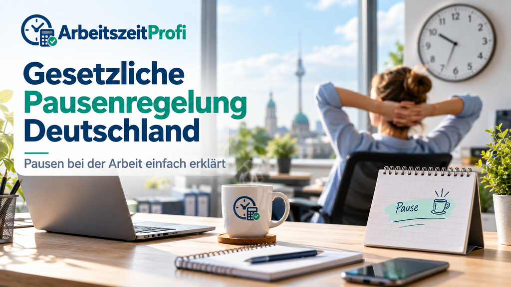 Gesetzliche Pausenregelung Deutschland bei der Arbeit