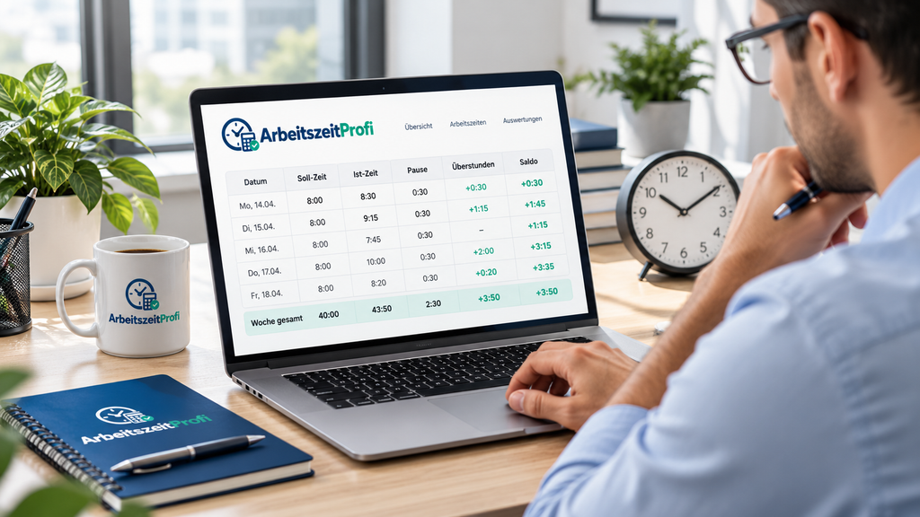 Überstunden berechnen mit Arbeitszeit und geleisteten Stunden